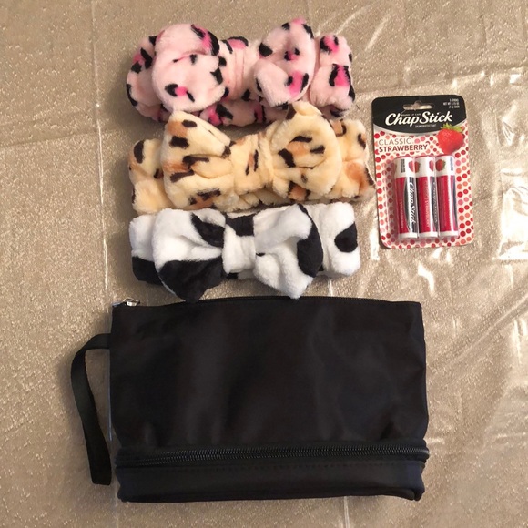 Ethereal Bag Handbags - NWOT, Cosmetic Bag Set, Choice of 1 Spa Headband